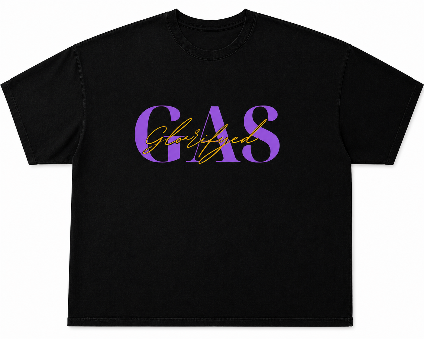 GAS Black Short Sleeve T-Shirt