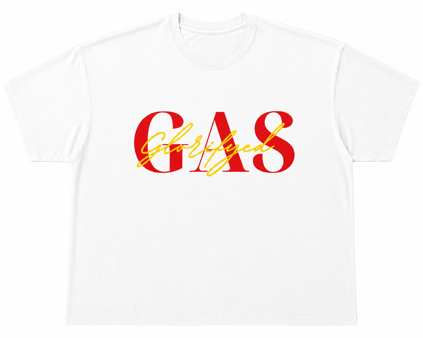 GAS White Short Sleeve T-Shirt