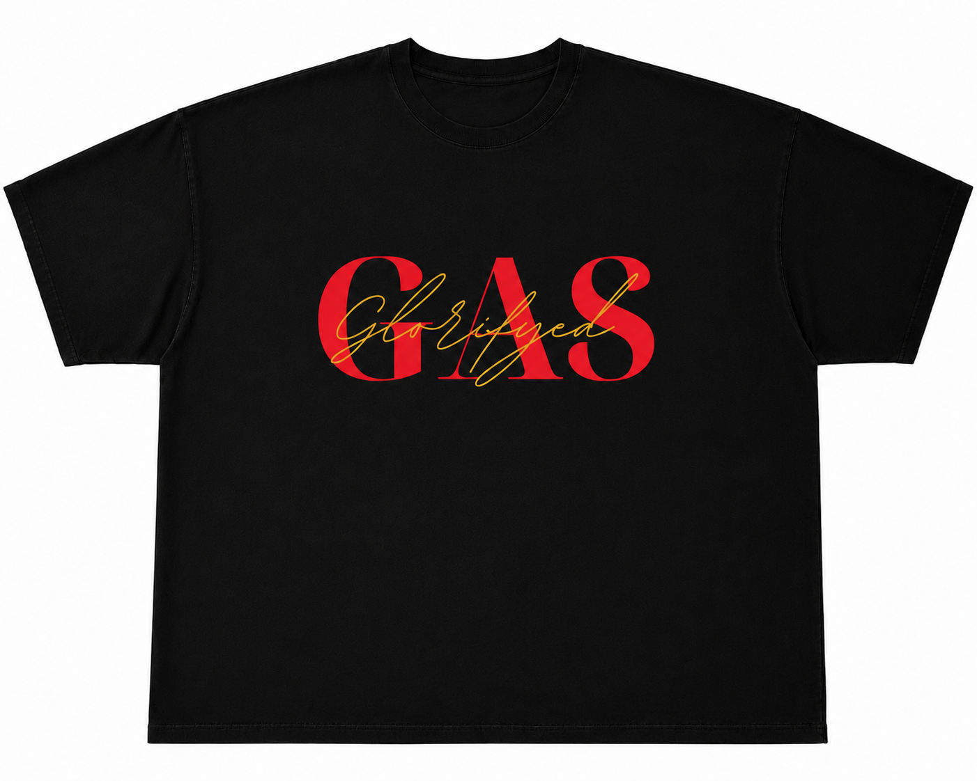 GAS Black Short Sleeve T-Shirt