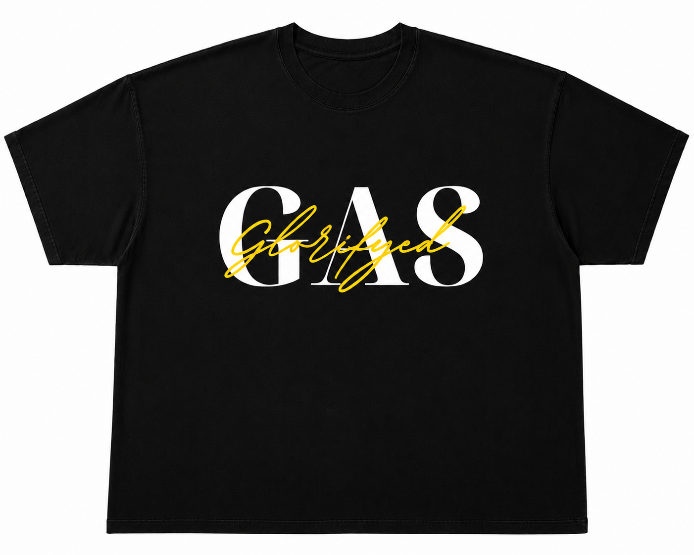 GAS Black Short Sleeve T-Shirt